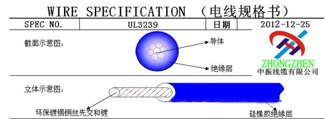 中振供應(yīng)UL3239耐壓硅膠電線 品質(zhì)保障，科技引領(lǐng)未來